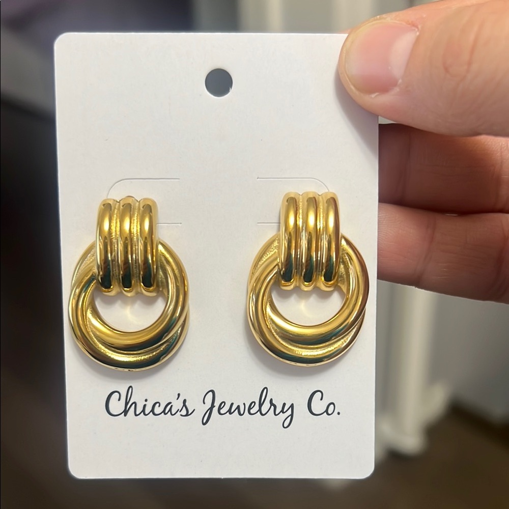 Gold Hoop Earrings